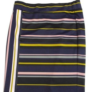 Eloquii Women's Stripe Skirt 24 Plus